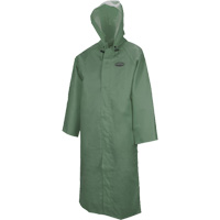 Manteau long avec capuchon d&eacute;tachable Hurricane 851, Petit, Vert Dufferin Supply