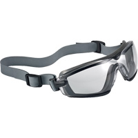 Cobra TPR Compact Safety Goggles, Clear Lens, Anti-Fog/Anti-Scratch, Closed Vent Dufferin Supply