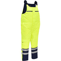 Salopette pour le froid extr&ecirc;me Bisley, Polyester, Petit, Jaune lime haute visibilit&eacute; Dufferin Supply