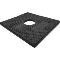 Base en caoutchouc pour poteau d&eacute;lin&eacute;ateur, 10 lb Dufferin Supply