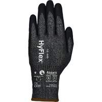 HyFlex&reg; 11-543 Cut Resistant Gloves, Size 6, 13 Gauge, Nitrile Coated, Nylon/Stainless Steel/HPPE/Spandex Shell, ASTM ANSI Level A7/EN 388 Level F Dufferin Supply