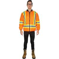Waterproof 7-in-1 Winter Parka, High Visibility Orange, Large Dufferin Supply