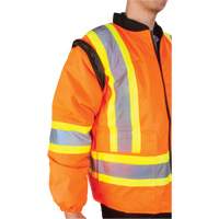Waterproof 7-in-1 Winter Parka, High Visibility Orange, Large Dufferin Supply