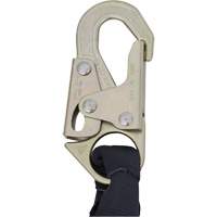 SA-5200-2.5 Shock Absorbing Lanyard, 2.5', Snap Hook Center, Snap Hook Leg Ends, Polyester Dufferin Supply