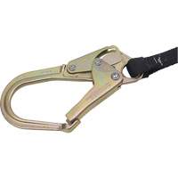 SA-6402-4 Shock Absorbing Lanyard, 4', Form Hook Center, Snap Hook Leg Ends, Polyester Dufferin Supply