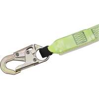 SA-6402-4 Shock Absorbing Lanyard, 4', Form Hook Center, Snap Hook Leg Ends, Polyester Dufferin Supply