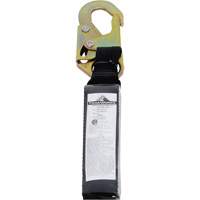SA-54022-4 Shock Absorbing Lanyard, 4', Form Hook Center, Snap Hook Leg Ends, Polyester Dufferin Supply