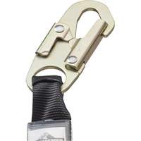 SA-55522-4 PVC-Coated Shock Absorbing Lanyard, 4', Form Hook Center, Snap Hook Leg Ends, Galvanized Steel Dufferin Supply