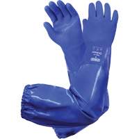 Integra 77-395 Triple-Dipped Chemical-Resistant Gloves, Size 8, 28" L, PVC, Cotton Inner Lining Dufferin Supply