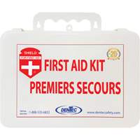 Trousse de premiers soins Shield, R&eacute;pond ou surpasse la norme CSA Z1220-24 type 2 environnements &agrave; faible risque, Petit (2-25 travailleurs) Dufferin Supply