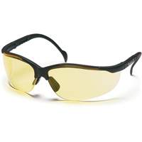 Venture II&reg; Half-Frame Safety Glasses, Amber Lens, ANSI Z87+/MCEPS GL-PD 10-12/Meets/Exceeds CSA Z94.3 Dufferin Supply