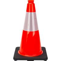 Premium Traffic Cone, 18", Orange, 6" Reflective Collar(s) Dufferin Supply