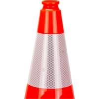 Premium Traffic Cone, 18", Orange, 6" Reflective Collar(s) Dufferin Supply
