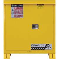 Outdoor Flammable Storage Cabinet, 30 gal., 2 Door, 43" W x 44" H x 18" D Dufferin Supply