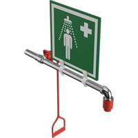 Douche de rinçage, Montage sur canalisation circulaire Dufferin Supply