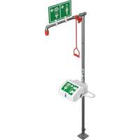 Douche combin&eacute;e avec cuvette ferm&eacute;e en ABS et entr&eacute;e inf&eacute;rieure, Socle Dufferin Supply