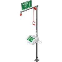 Douche combin&eacute;e avec cuvette ferm&eacute;e en ABS et entr&eacute;e sup&eacute;rieure, Socle Dufferin Supply