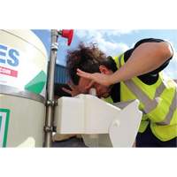 Douche d'urgence mobile et ind&eacute;pendant avec douche oculaire et faciale, Capacit&eacute; 30 gal., Conformit&eacute; Aucune Dufferin Supply