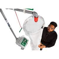 Trousse d'analyse de douche de s&eacute;curit&eacute; avec seau et manchon de douche Dufferin Supply