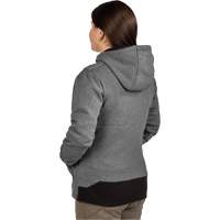 M12 Heated Hoodie with Battery, Women's, Medium, Grey, Poly-Cotton Dufferin Supply