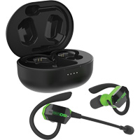 &eacute;couteurs Bluetooth UltraComm Aware noir & vert Dufferin Supply