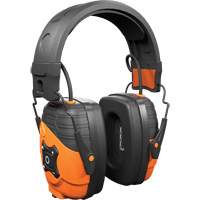 Safety Orange Link 2.0 Bluetooth Earmuffs, Headband Style, 25 dB Dufferin Supply