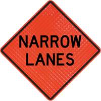 Enseigne enroulable Quadra Flex avec symbole de contr&ocirc;leur de la circulation Dufferin Supply