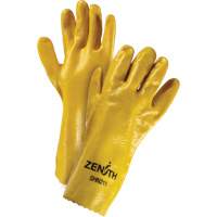 Rough-Finish Chemical-Resistant Gloves, Size 9, 14" L, PVC, Interlock Inner Lining, 47-mil Dufferin Supply