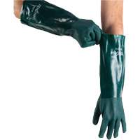 Gants verts &agrave; double enduit, 18" lo, PVC, Doublure en Jersey de coton, 70 mils Dufferin Supply