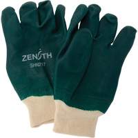 Gants verts &agrave; double enduit, 10" lo, PVC, Doublure en Jersey de coton, 70 mils Dufferin Supply