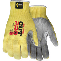 CutPro&reg; Cut Resistant Work Gloves with Split Leather Palm, Size Small, 7 Gauge, Kevlar&reg; Shell, ASTM ANSI Level A3 Dufferin Supply