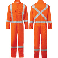 Combinaison FR Bizflame 88/12 Iona 7 oz. FR510, Taille 36, Orange Dufferin Supply