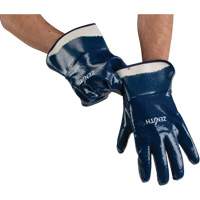 Heavyweight Safety Cuff Gloves, 11/2X-Large, Nitrile Coating, Cotton Shell Dufferin Supply