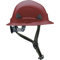 Fibre Metal Climbing Style Helmet with Full Brim, Meets CSA Type 2, Ratchet Suspension, Non-Vented Dufferin Supply