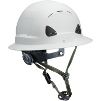 Fibre Metal Climbing Style Helmet with Full Brim, Meets CSA Type 2, Ratchet Suspension, Vented Dufferin Supply