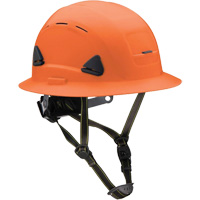 Fibre Metal Climbing Style Helmet with Full Brim, Meets CSA Type 2, Ratchet Suspension, Vented Dufferin Supply
