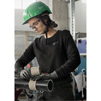 FREEFLEX Long-Sleeve Hybrid T-Shirt, Women's, X-Small, Purple Dufferin Supply