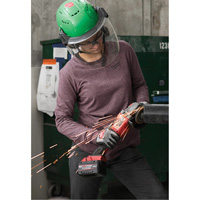 FREEFLEX Long-Sleeve Hybrid T-Shirt, Women's, X-Small, Purple Dufferin Supply