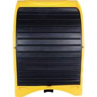 4-Drum Hard Cover Spill Pallet, 68.11" L x 61.61" W x 83.07" H, 1433 lbs. Load Capacity Dufferin Supply