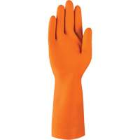 Gants robustes r&eacute;sistants aux produits chimiques AlphaTec 87-208, Taille 7, 12,8" lo, Latex de caoutchouc, Doublure en Coton/Ouat&eacute;e, 29,5 mils Dufferin Supply