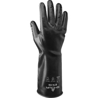 874 Chemical-Resistant Gloves, Size Small/7, 14" L, Butyl Rubber, 13.78-mil Dufferin Supply