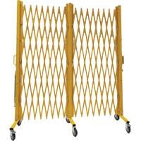 Barri&egrave;re extensible, 84" h x 20' lo, Jaune Dufferin Supply