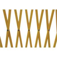 Barri&egrave;re extensible, 84" h x 20' lo, Jaune Dufferin Supply