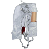 Cagoule r&eacute;fl&eacute;chissant la chaleur avec fen&ecirc;tre transparente dor&eacute;e Dufferin Supply