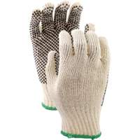 Gants en tricot avec pois de PVC 417, Poly/coton, Un c&ocirc;t&eacute;, Petit Dufferin Supply