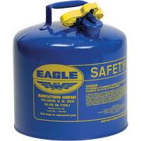 Safety Can for Kerosene, Type I, Galvanized Steel, 5 US gal., Blue, FM Approved/UL/ULC Listed Dufferin Supply