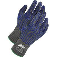 Deny&reg; Coated Cut-Resistant Food Contact Gloves, Size 8, 7 Gauge, Silicone Coated, HPPE Shell, ASTM ANSI Level A9/EN 388 Level F Dufferin Supply