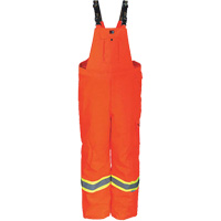 Heavy-Duty FR-Treated Journeyman 300D Trilobal Rip-Stop Coveralls, Polyester, Small, High Visibility Orange Dufferin Supply