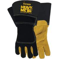 Gants de soudage d'hiver Black Velvet Heavy Metal, Taille Petit, Enveloppe en Cuir d'&eacute;lan refendu, ASTM ANSI niveau A5 Dufferin Supply