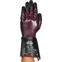 EDGE&reg; 48-939 Gauntlet Gloves, Size 6, 13 Gauge, Nitrile Coated, Polyester/HPPE/Spandex Shell, ASTM ANSI Level A4 Dufferin Supply